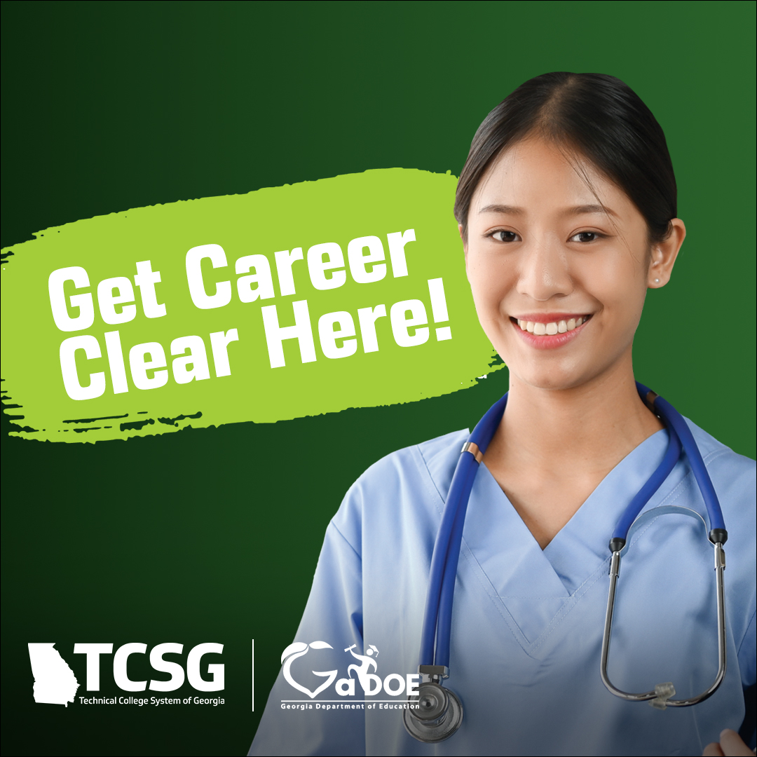 Unlock your future with CTAE in high school. Get career clear & ready for life! #CTAEDelivers Career Clear Landing Page: CareerClearGeorgia.com