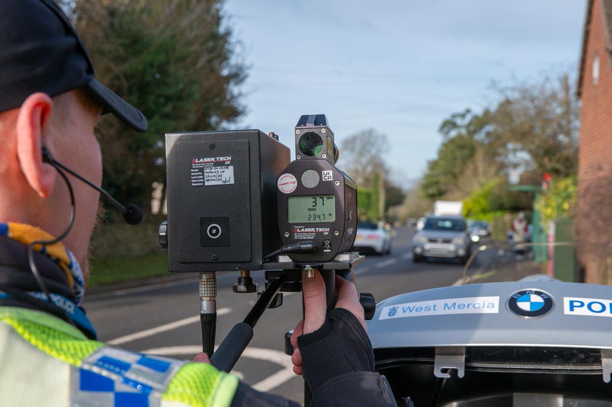 Caught speeding? You’ll be facing a minimum £100 fine and 3 points on your licence, maybe more… #SlowDown #FatalFour