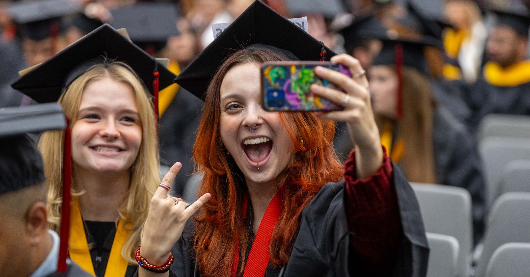 In one month... 🎓 We can't wait to celebrate with you at our Commencement ceremonies!