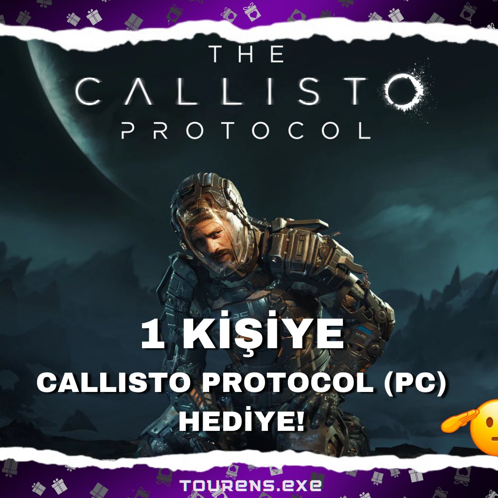 🎁1 Takipçime 'The Callisto Protocol(PC)' hediye ediyorum! Yapmanız gerekenler: 🔸 Beni takip edin 🔸 Gönderiyi RT'leyin 5 Nisan Cuma kazananı duyuracağım 🫡