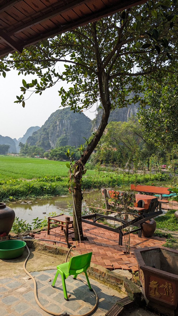 Arrived in Ninh Binh and the gaff is..well, look at it