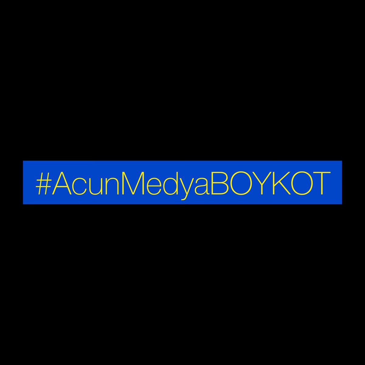 #AcunMedyaBoykot