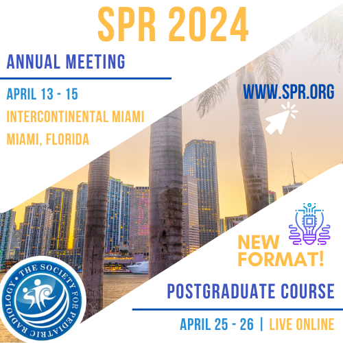 We are looking forward to SPR 2024! Can’t join us in-person? Take advantage of our live online hybrid Annual Meeting track (Apr 13-15) and the Postgraduate Course, which is fully live online this year (Apr 25-26)! Learn more - bit.ly/SPR24Home
