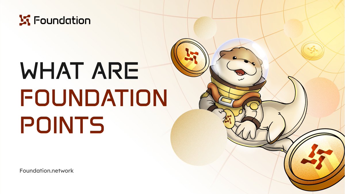 What are the Foundation Points? ➡️ 'Foundation Points' are rewards for users of the 'Foundation' ecosystem after April 22nd, 2024. ➡️ Those points are the early ticket for penetrating the 'Foundation' ecosystem, and a chance to earn the future reward. The Foundation Points…