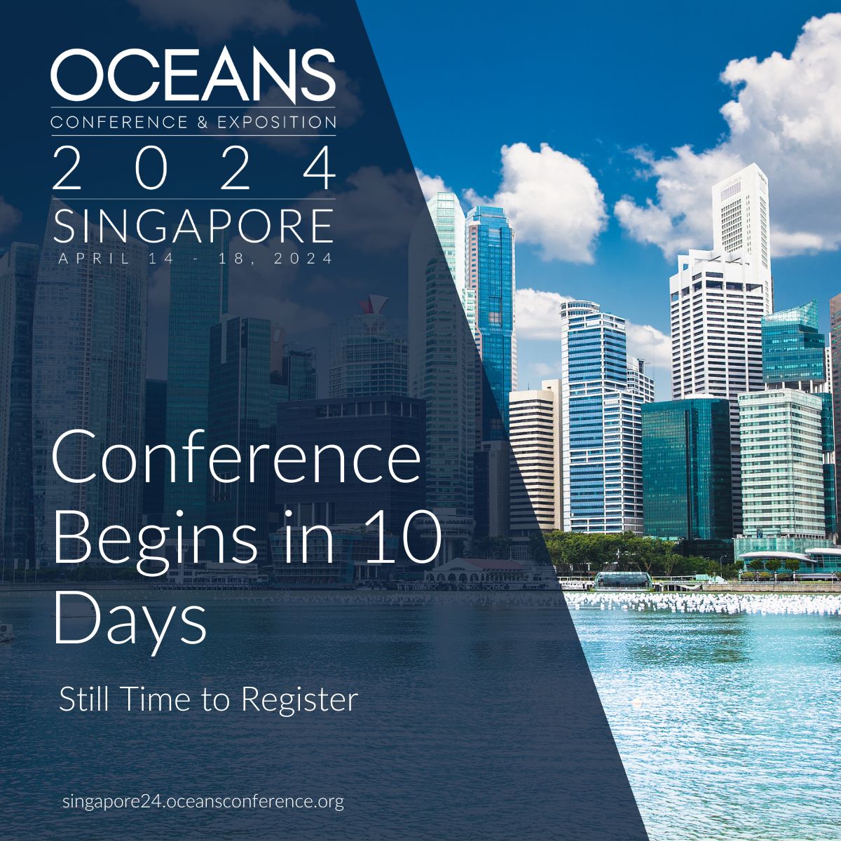 There's still time to register for OCEANS 2024 Singapore! Don't miss out on this incredible opportunity to join industry leaders, innovators, and experts from around the world. 👉Join us: singapore24.oceansconference.org/experience/reg… #OCEANS2024Singapore #OCEANSfanatic #MarineConservation #oceans
