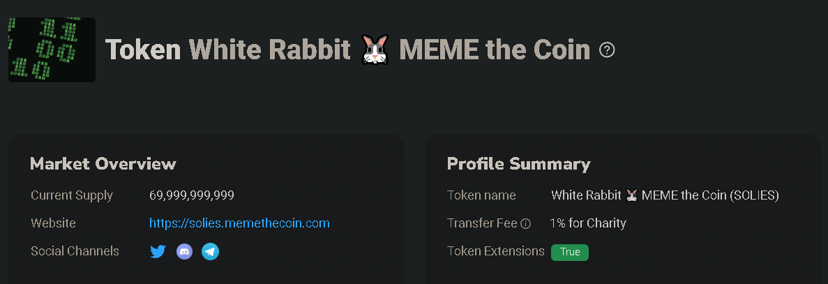 Leonard 👼🦈⃤ 🦁 (@leonarddonalds) on Twitter photo Audited by <a href="/AnalytixA/">Analytix Audit</a> <a href="/pinkecosystem/">PinkSale (Pink Ecosystem)</a>
app.analytixaudit.com/white-rabbit-m… Audited by <a href="/AnalytixA/">Analytix Audit</a> <a href="/pinkecosystem/">PinkSale (Pink Ecosystem)</a>
app.analytixaudit.com/white-rabbit-m…
