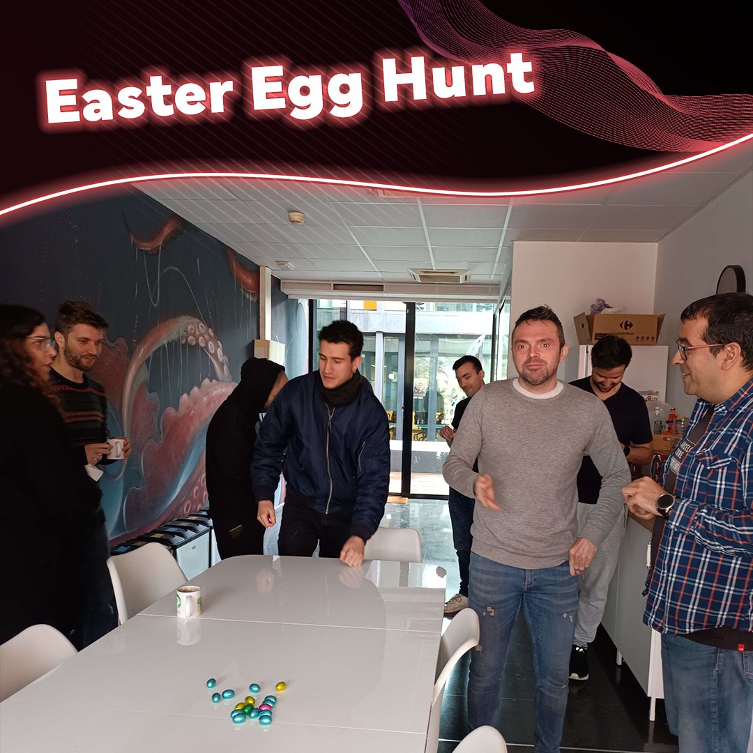 Before the Mallorca office closed for Easter weekend, we had a fun chocolate egg hunt! Who do you think won? 🍫🐰 

#easteregg #gamedev #StickyLock
