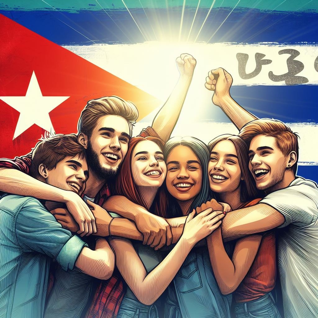 Donde la consigna “Patria o Muerte, Venceremos ' es genética, la juventud cubana. #CreaTuFelicidad #RevoluciónCubana #Cuba 🇨🇺🕊✌