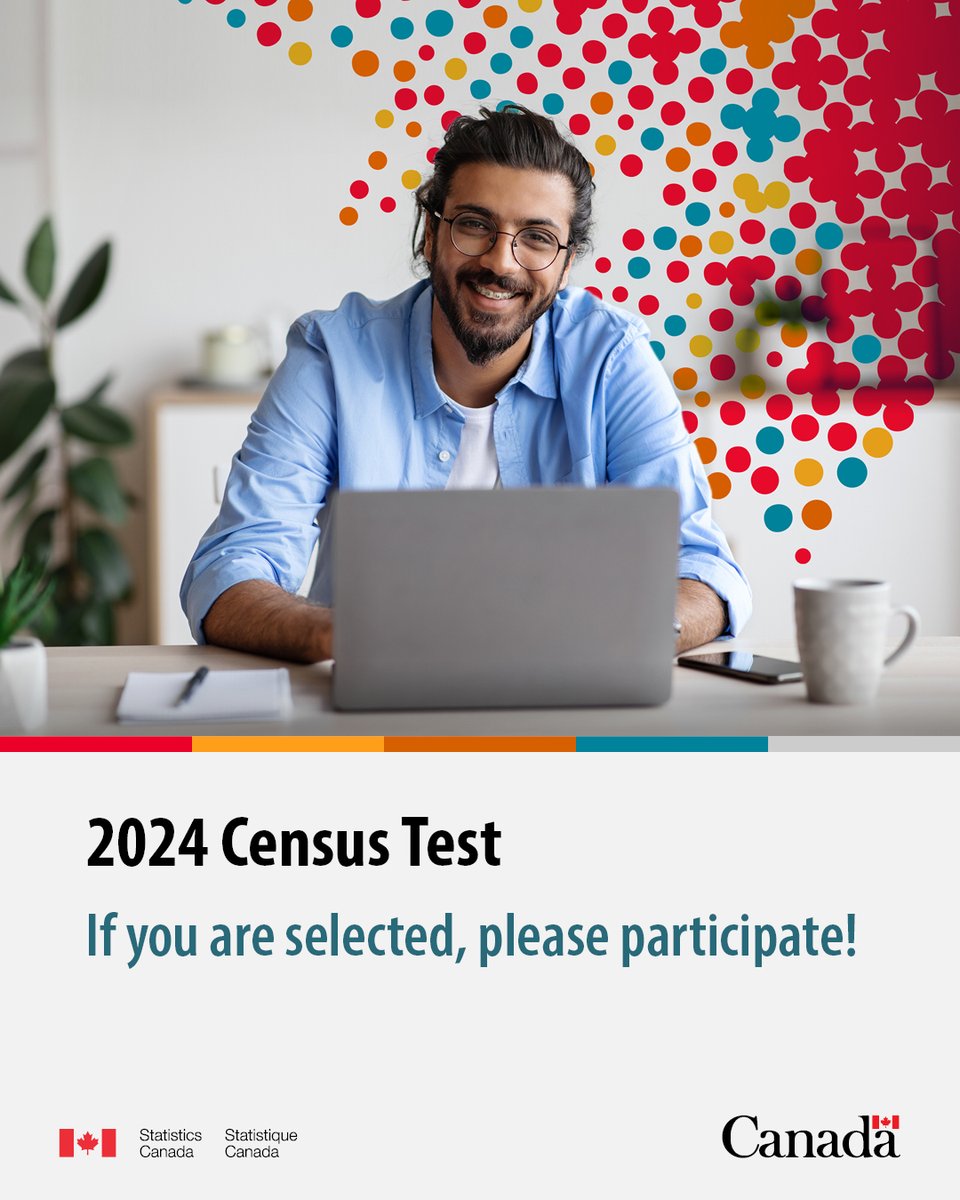 StatCan_eng's tweet photo. In preparation for the 2026 Census of Population, we’ll be conducting the #2024CensusTest in May in selected communities across the country. We’re going to test questions and collection methods! Learn more here: https://t.co/tbWKq1xz3q. https://t.co/AX9tnjyeTG