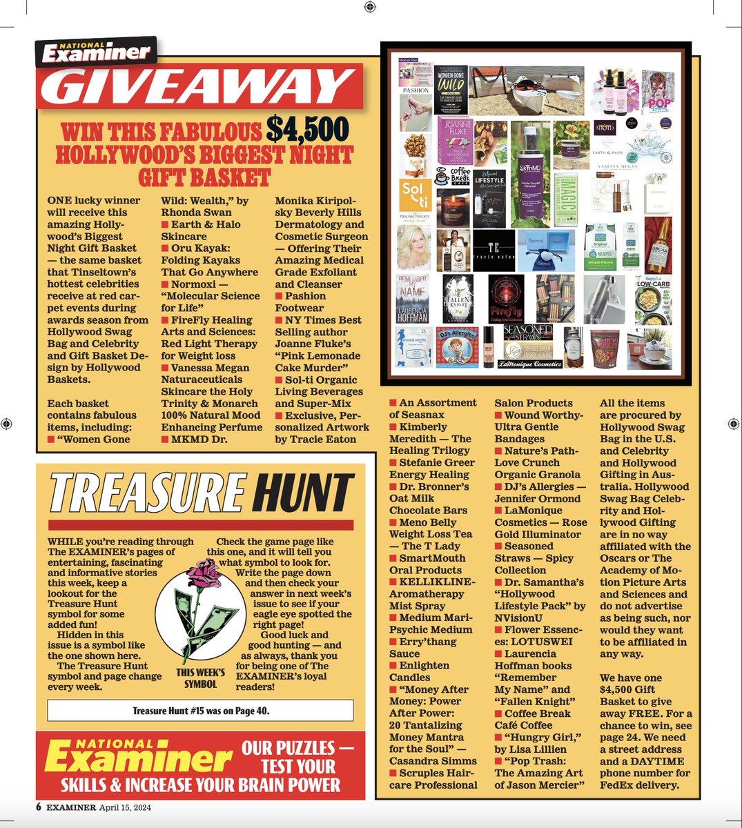 Hollywood Swag Bag tweet media