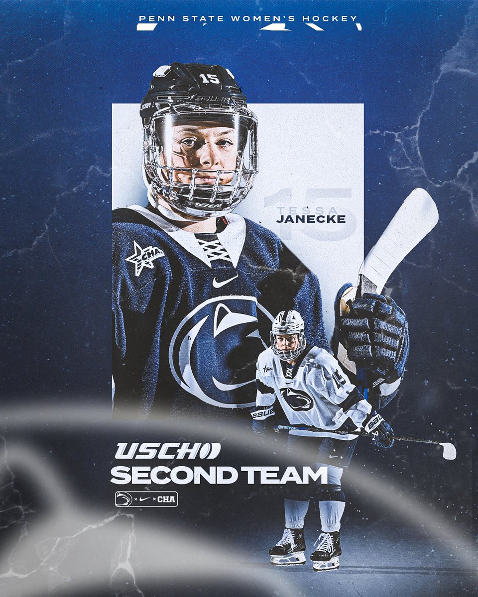 𝓝𝓪𝓽𝓲𝓸𝓷𝓪𝓵 𝓡𝓮𝓬𝓸𝓰𝓷𝓲𝓽𝓲𝓸𝓷 Congrats to Tessa Janecke on being named to the All-@USCHO Second Team! #WeAre #HockeyValley
