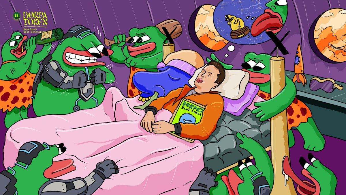 BorpaTokencom's tweet photo. Please @elonmusk we beg you, give us the blue tick. We can't rebrand back.

The Borpas have gathered quite a dossier on you and your little gorples friends... Keep us waiting, and we might just have to leak those outrageous photos we got of you.

This will not be pretty. https://t.co/tMup2Wa4GQ