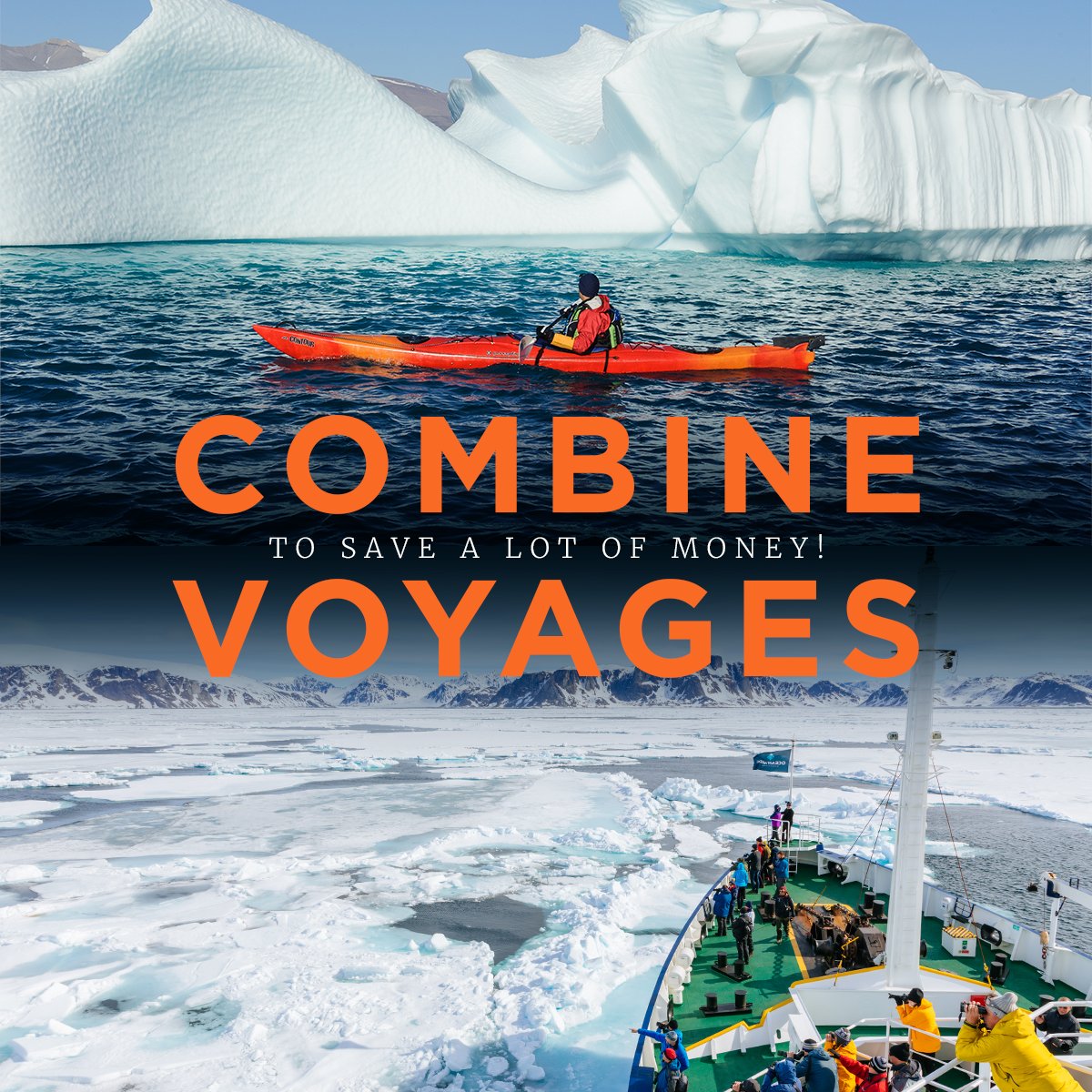 Want to combine cruises for a killer discount? We currently have 20 trips with consecutive dates, letting you double your adventure while cutting your costs. Check our website for options! Go to ow.ly/vMsG50R7txp