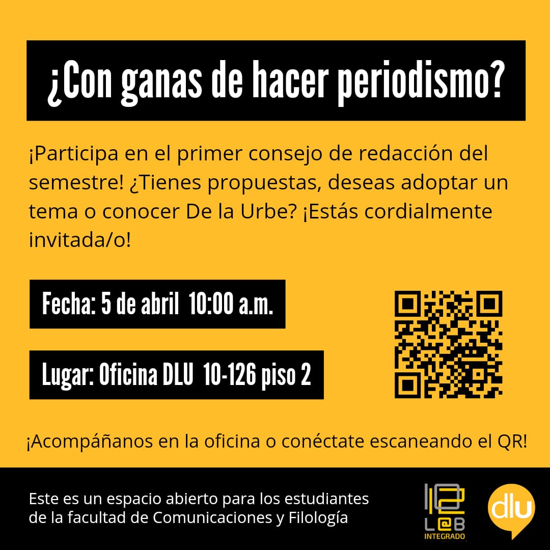 📢Te esperamos este viernes 5 de abril en la oficina 10-126 para participar del primer consejo de redacción de este nuevo semestre que comienza. 🗞️✨¡Continuemos haciendo periodismo universitario!

#periodismo #UniversidadDeAntioquia