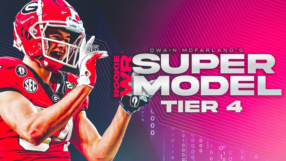 The Rookie WR Super Model series continues with Tier 4 prospects. 👀 Comprehensive profiles based on the data that matters for future fantasy production. Pedigree ✅ Production ✅ Fantasy outlook ✅ fantasylife.com/articles/redra…