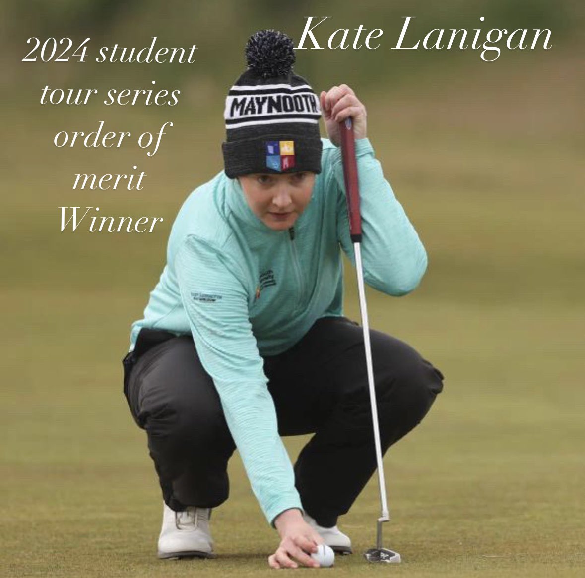 Congratulations Kate Kate Lanigan wins the student tour series Order of merit and will be heading to @LahinchGolfClub in July for the @ArnoldPalmerCup a great reward for a consistent season 👏👏👏👏
