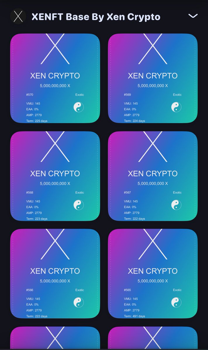 moreworldpeace's tweet image. I’m going to keep making APEX #XENFT on @BASE

10 Exotics and Counting… 

$cbXEN