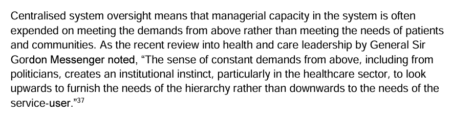 I cannot see how we can achieve a pivot to prevention and an improvement to 🇬🇧 health without devolution of health accountability, funding and delivery, esp in primary care and public health. A punchy contribution to the debate from @beaconrosie. reform.uk/publications/c…