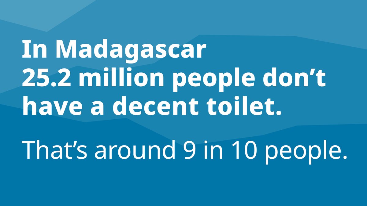 25.2 million in Madagascar don’t have a decent one of their own. Decent toilets and sanitation protect the most vulnerable and keep people safe and healthy. It's a basic #HumanRight that too many people are living without. Learn more justgiving.com/campaign/aveda…