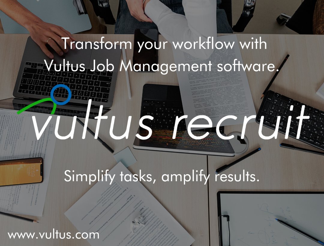 VultusInc's tweet image. Simplify your workflow and boost productivity with Vultus Job Management software. From task assignment to progress tracking, streamline every aspect of your operations seamlessly. Empower your team to achieve more with efficiency and ease.
#Vultus #WorkflowSimplification