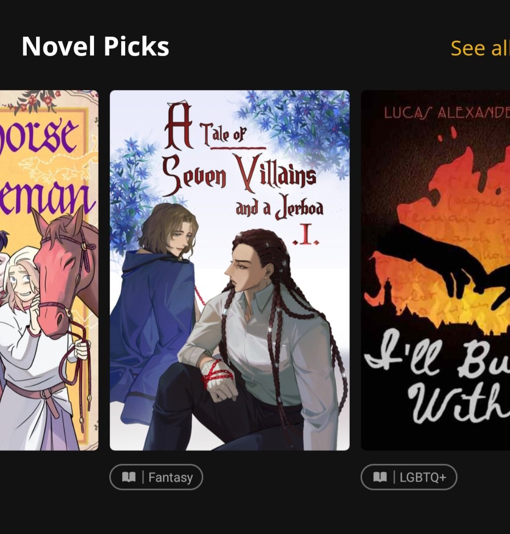 veraroism's tweet photo. Thank you for the boost @tapas_app and @TapasCommunity ❤️

Book III is coming in May💯 

✨️
#tapascommunity #tapas_app #webnovel #fantasy #drama #action #adventure #villains #oc #blind_protagonist #bromance #angst #rivals #brothers #family #revenge #ATSVJ https://t.co/AcSXJJE48U