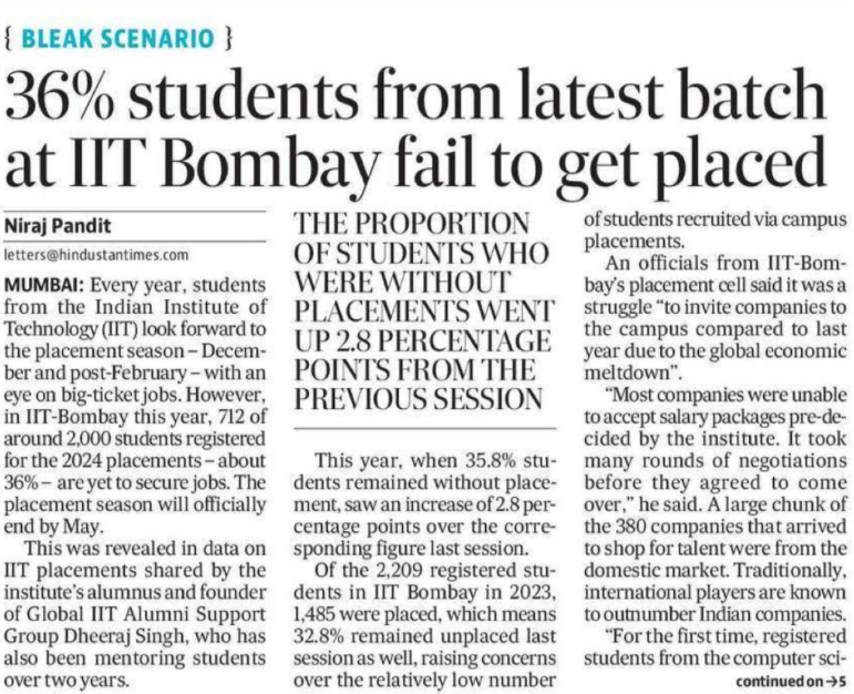now these 36% students are going to be placed in IITJEE coachings🤡
