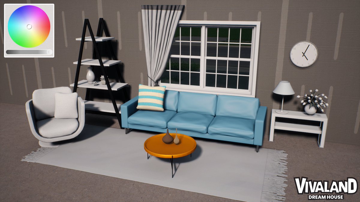 vivalandgame's tweet image. Double coloring!
These two vases have been painted dark brown &amp;amp; beige  

What color should this side table be next? 😏
#Vivaland #ColorWithMe