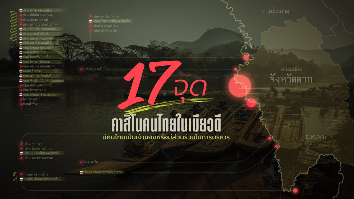 ทุกท่านครับ ฟังมาถึงตรงนี้ เราแปลกใจกันไหมว่าเพราะเหตุใด บรรดาธุรกิจผิดกฎหมายต่าง ๆ ในเมียวดีจึงยังสามารถเจริญงอกงามต่อไปได้ แน่นอนเราอาจจะโทษได้ว่า เพราะสถานการณ์ความไม่สงบใน   เมียนมา เราอาจจะโทษได้ว่าพื้นที่ดังกล่าวเป็นพื้นที่อิทธิพลของชนกลุ่มน้อยอย่าง BGF