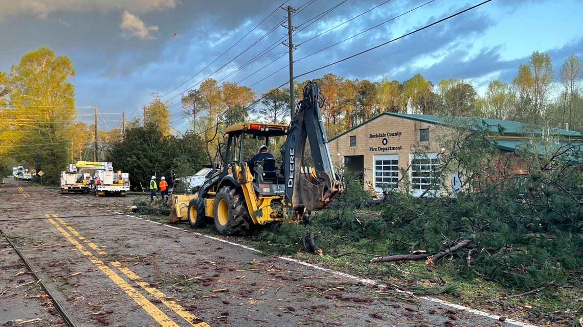 Rockdale county and Conyers area residents - you are in our thoughts as you assess the damage and start clean-up from last night's storms! Thank goodness there are no reports of injuries and folks heeded weather warnings. Photo credit:11Alive