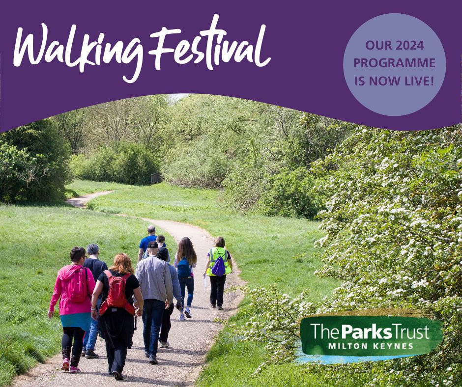 TheParksTrust's tweet photo. Our #WalkingFestival Programme is now LIVE! 📣

Join us this May for a 4-day festival which will get you moving in MK's green spaces. You'll be able to explore different parks and try new outdoor activities.

View the line-up ➡️ https://t.co/fVMT1RglP5 

#NationalWalkingDay https://t.co/34gL0CB7HY