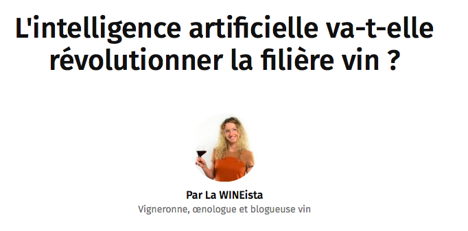L’Intelligence Artificielle fait couler beaucoup d’encre... 
Qu’en est-il de son implication à la #vigne et au chai ? L’IA va-t-elle changer la vie des vigneronnes et vignerons ? Va-t-elle révolutionner la filière #vin ?
👉 t.ly/K-pni #IntelligenceArtificielle