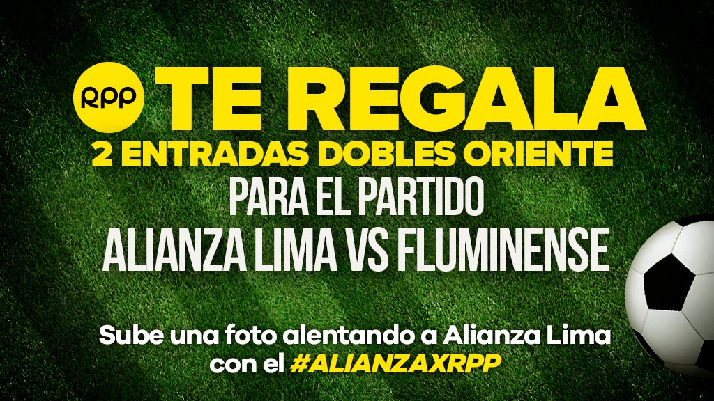 🔵⚪️ATENCIÓN HINCHA BLANQUIAZUL Ganate una de las 2 entradas dobles para el partido entre @ClubALoficial vs @FluminenseFC. Para ganar solo deberás enviar una foto alentando a tu equipo con el #AlianzaxRPP. Los ganadores serán anunciados hoy por las redes de @RPPNoticias