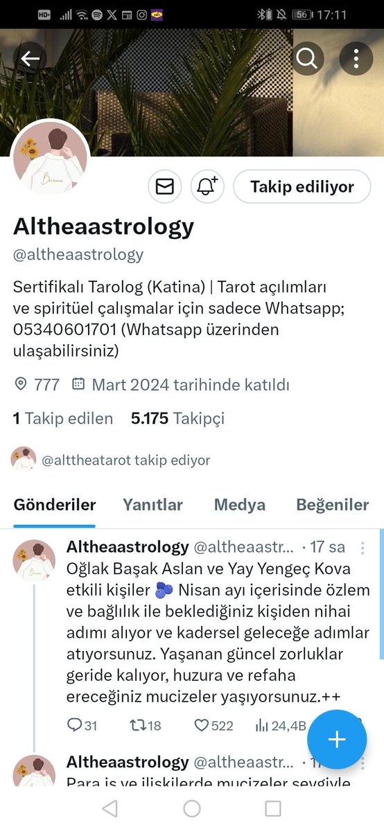 @alttheatarot @altheaastrology bi süredir ediyorum zatenn 💜