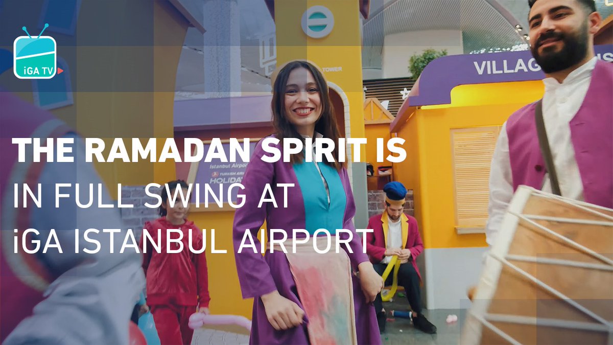 The Ramadan spirit is in full swing at iGA Istanbul Airport! 🥁🌙 Take the time to explore our Ramadan village where we have marbling, wood painting, calligraphy and musical performances on offer. 💙👇 youtu.be/Z8yGZuD8sD0 #RamadaninIstanbul #IstanbulAirport