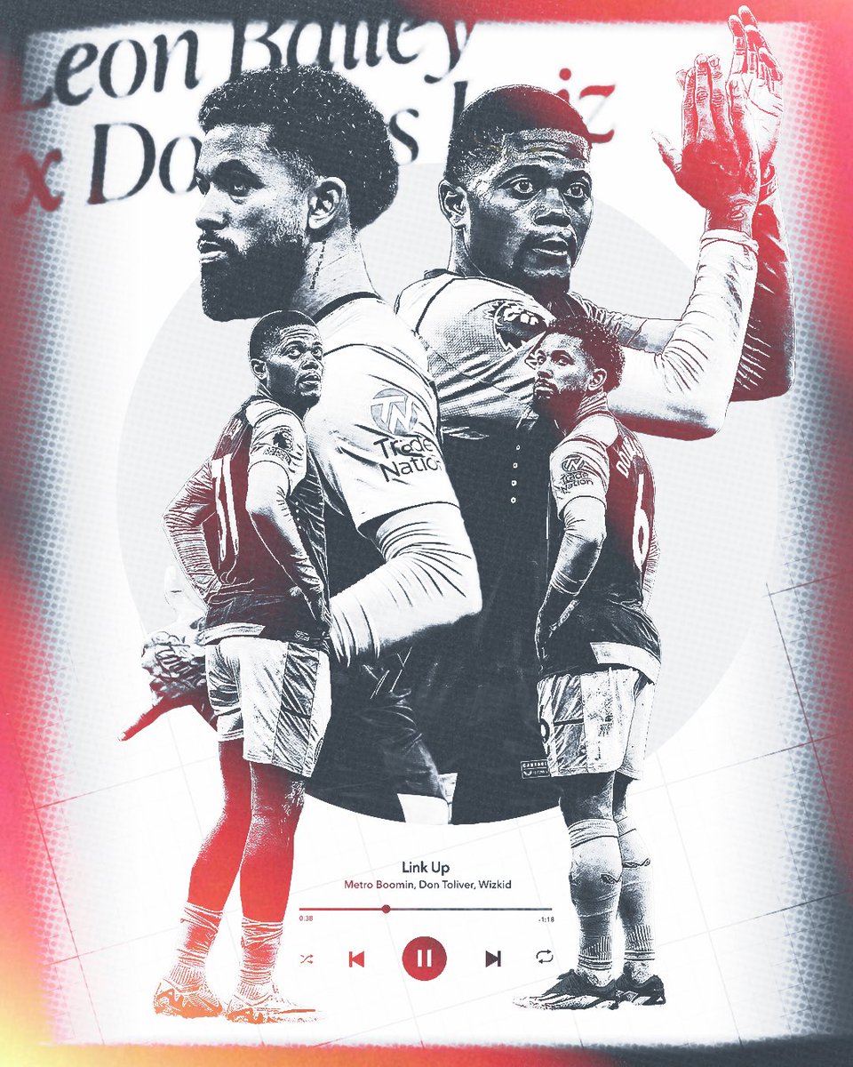 timmsdesign's tweet image. Link up. Leon Bailey x Douglas Luiz

#avfc