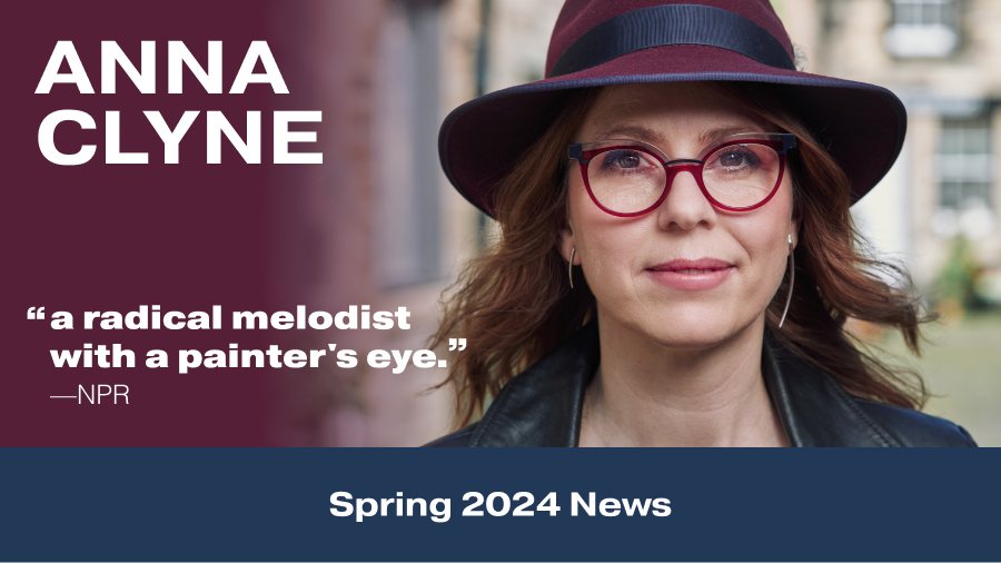 Happy Spring! I'm delighted to share my Spring newsletter, which includes upcoming premieres, recordings, paintings and more! mailchi.mp/annaclyne/spri…