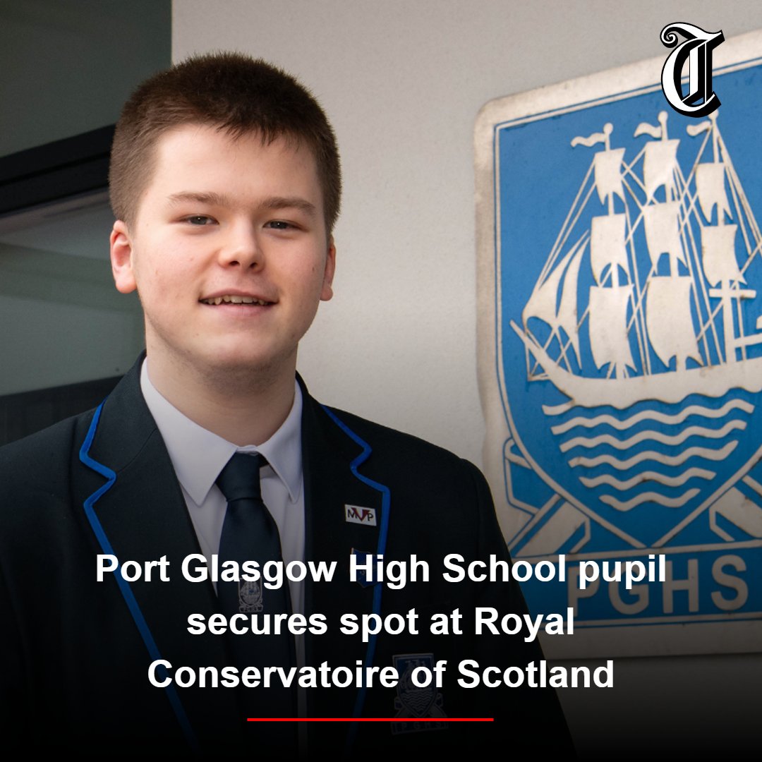 “It’s so well deserved. Even when Thomas was in primary, he was doing solos.' 🎸 A talented Port Glasgow teenager has taken a step closer to his dream of being a professional musician after securing a spot at a prestigious institution. 📰 Full story: tinyurl.com/32f7mc6u