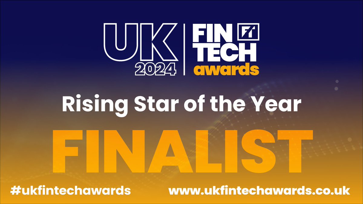 We are so excited to have been shortlisted for four <a href="/fintech_uk/">UK FinTech Awards</a> Awards! 

Disruptor of the Year 
Data Initiative of the Year 
Partner of the Year  - with Level Financial Technology 
Rising Star of the Year - with @oliviaminnock 

Wish us luck on the night!🤞

#UKFintechAwards