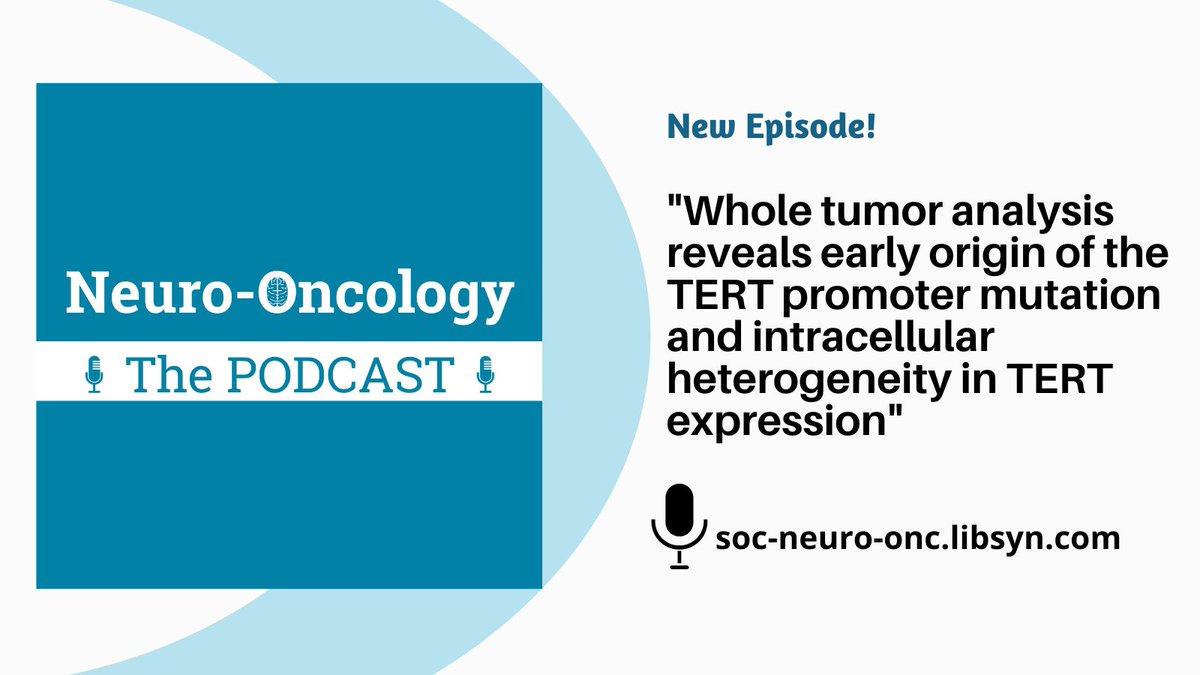 Dr. Maya Graham interviews Dr. Joseph Costello about his and his team's recent manuscript entitled 'Whole tumor analysis reveals early origin of the TERT promoter mutation and intracellular heterogeneity in TERT expression', published online in #NeuroJournal in December 2023.…