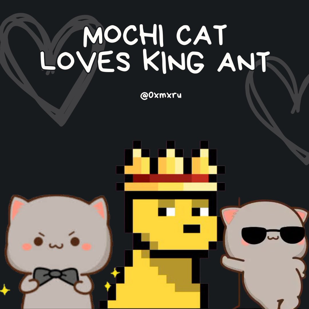KingAnt's tweet image. 📣📣📣📣

Pull up @elonmusk # 1 community on  𝕏 

MOCHICAT