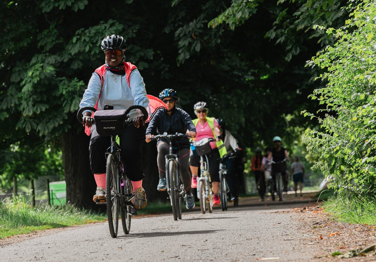 We love cycling - especially because of the positive impact it can have! Cycle Sisters riders have told us that cycling with us has: 🚲improved their mental and physical health 🚲boosted their confidence 🚲made them feel less lonely and isolated #LondonLovesCycling