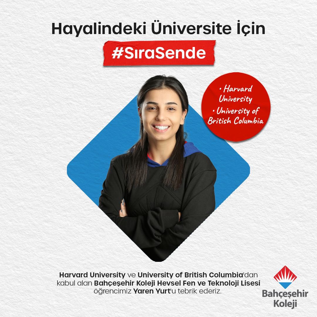 Tebrikler Yaren. Gururlandırdın bizleri.