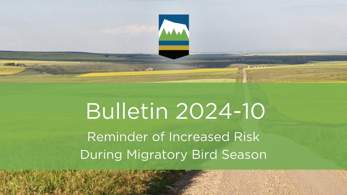 🦅 🦢 It is migratory bird season! 🦢 🦅 During this period, the weather can cause birds to land unexpectedly and in places where they would not normally seek to rest. Yesterday, we posted a bulletin reminding licensees of their responsibility to protect migratory bird…
