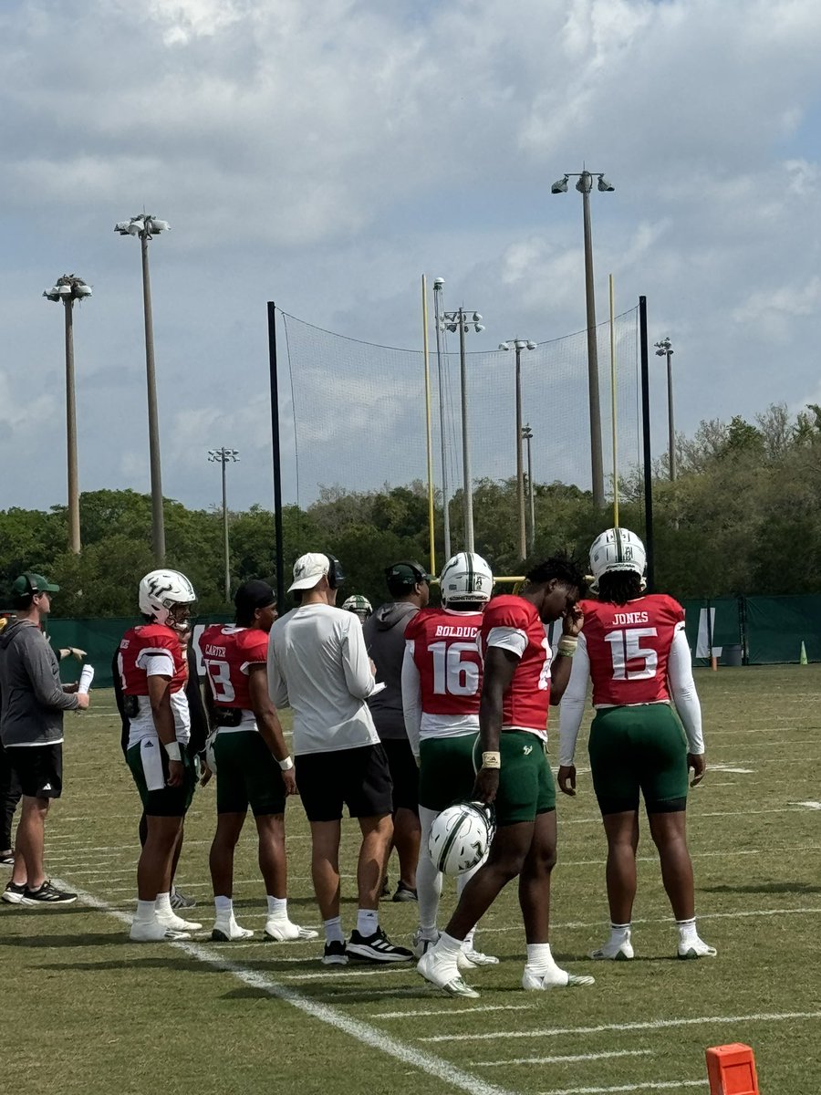 I had a Great visit at USF! Thank you to all the coaches and staff for the hospitality, I loved seeing the change of culture in south florida. Looking forward Improving my Quarterback knowledge at the mega camp in June.