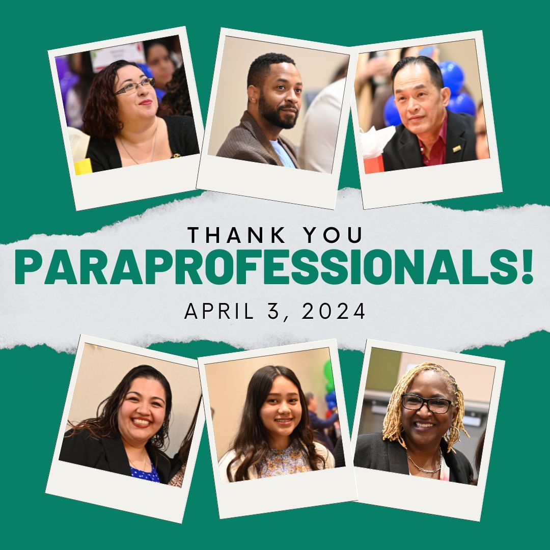 Today is Paraprofessional Appreciation Day! Alief ISD has amazing paraprofessionals who support students, staff, and parents every single day. We absolutely cannot do school without them! #WeAreAlief
