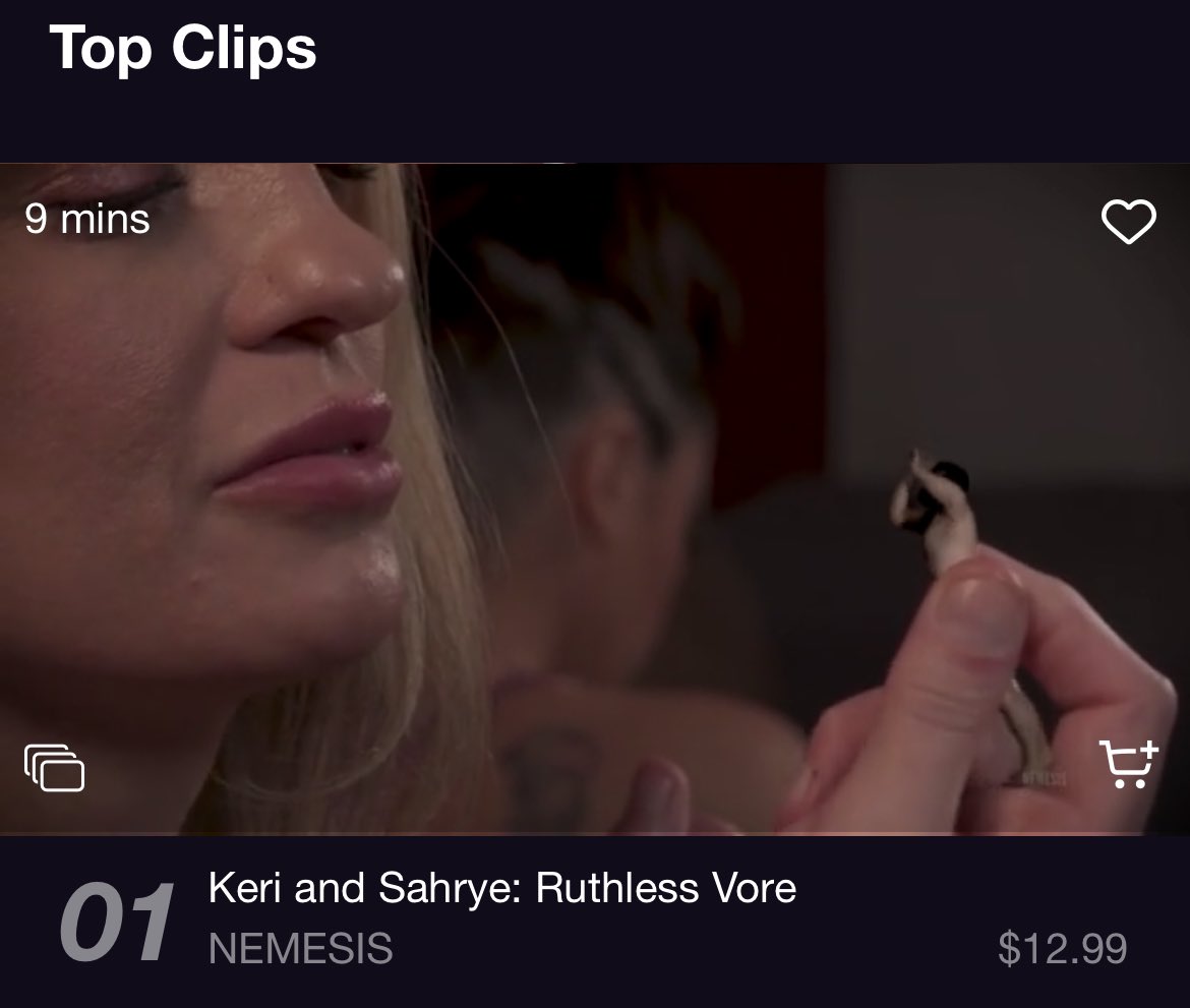#1 in #Giantess 2 days in a row! #2 on @clips4sale as a whole! Thank you for everyone buying this clip— working hard on my next clip, “Roommates 2”