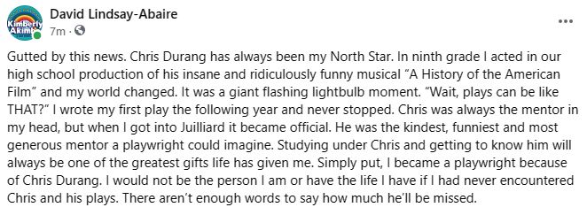 David Lindsay-Abaire tweet media