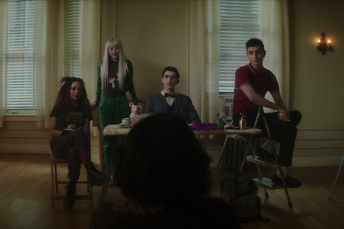 Netflix_Sandman's tweet photo. Get ready to welcome some new faces (and one very familiar one) to the Sandman family in DEAD BOY DETECTIVES, out April 25. https://t.co/at0RtxNzlA