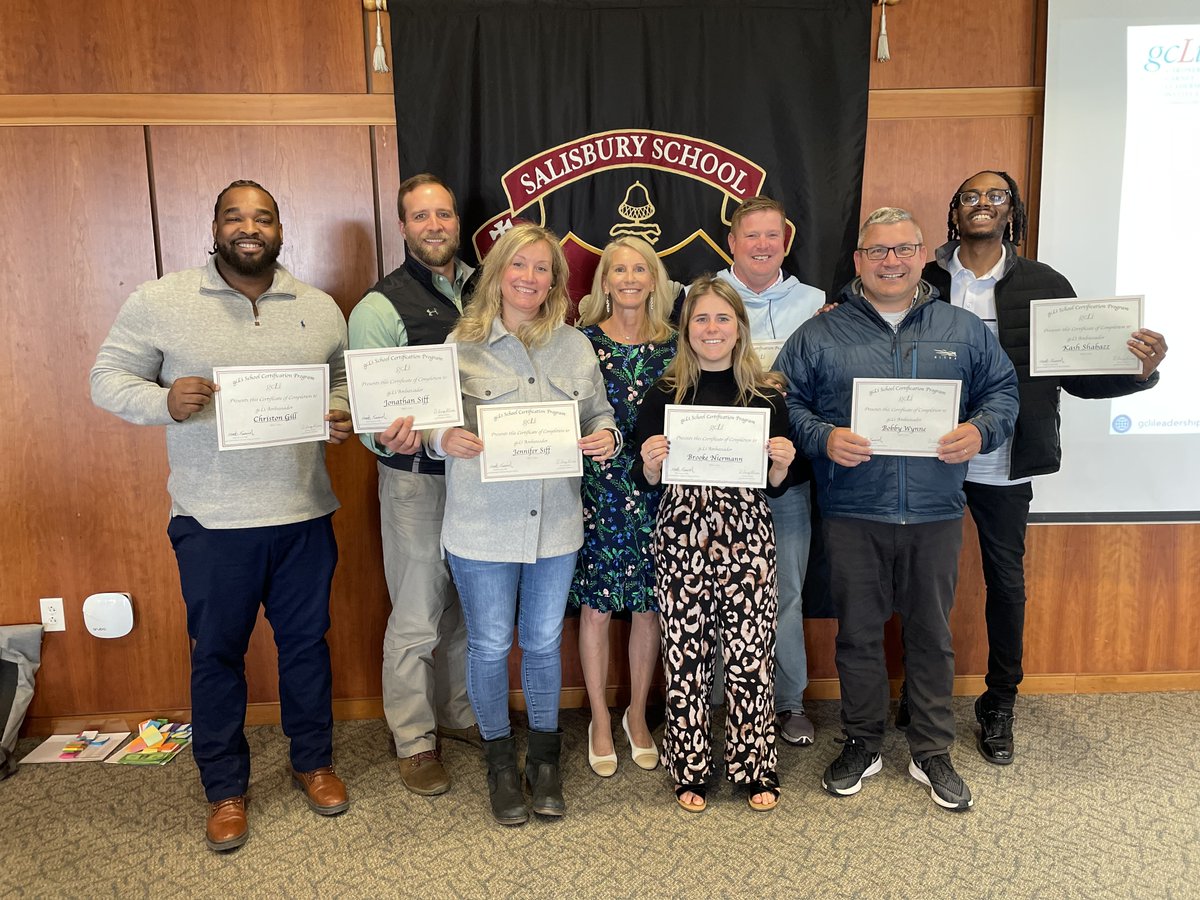 GCLIteacher's tweet photo. Congratulations to @SarumAthletics 's faculty for completing the #gcLi's School Certification Program and to @HeidiKasevich, Director of the Certification program! Interested in becoming certified in the Pedagogy of #Leadership? Learn more here: https://t.co/dKq0RlMoza https://t.co/113PSJuIeA