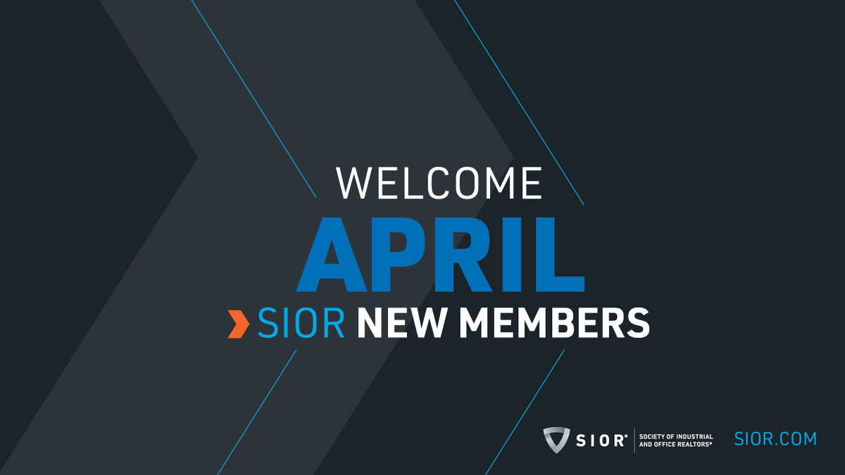 Please join us in welcoming another group of new members this month! To all listed below: We are so excited to see you all taking this integral step in your careers—the best is yet to come!

#SIOR #CRE #NewMembers #WelcomeWednesday
